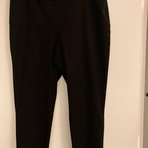 Chico's Fabulously Slimming Black Straight Leg Pants size 2.5 (14-large)